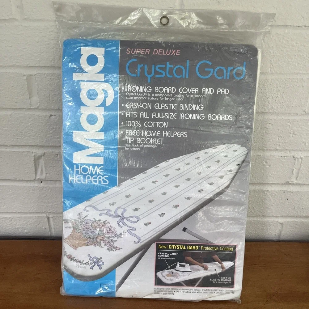 NOS Vintage 1992 Magla Crystal Gard Iron Board Cover And Pad Floral Granny Core